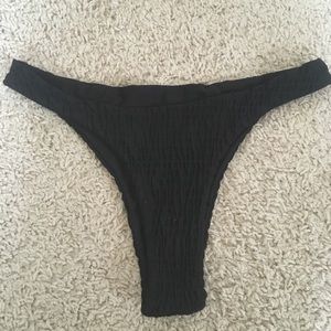 Black bikini bottoms